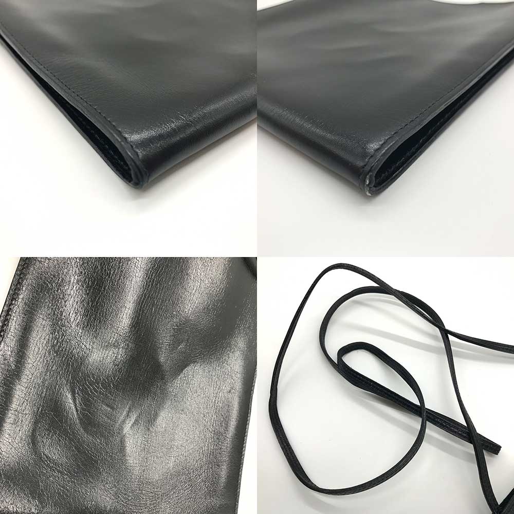 エルメス オニメト ブラック ミニショルダーバッグ