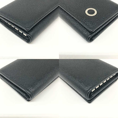 ブルガリ グレイン カーフ キーケース ブラック