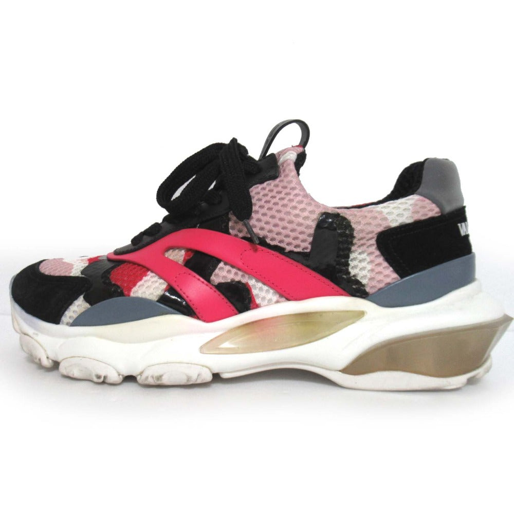 ヴァレンティノ Garavani TRK93W2 Mesh Leather Sneakers