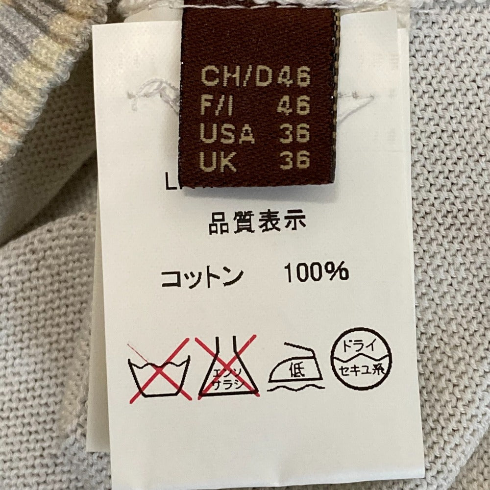 バリー チェック柄 ニットベスト
