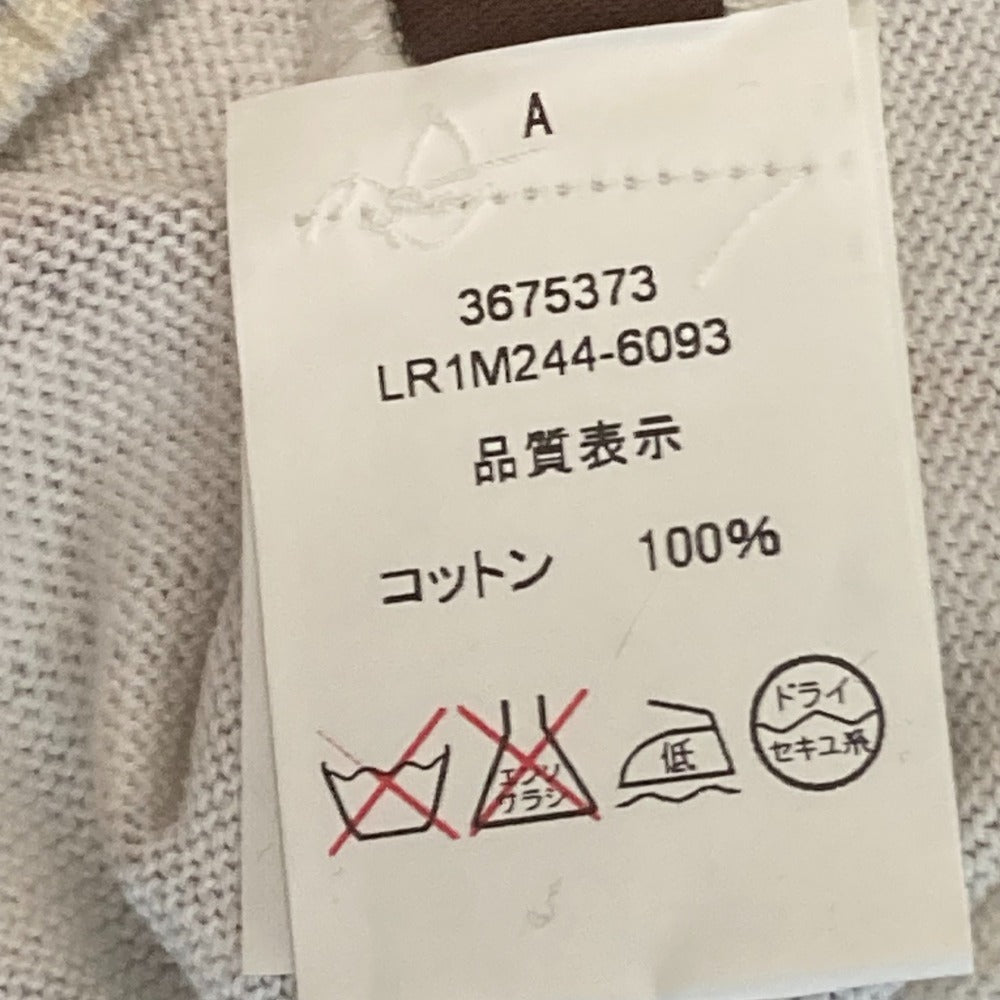 バリー チェック柄 ニットベスト