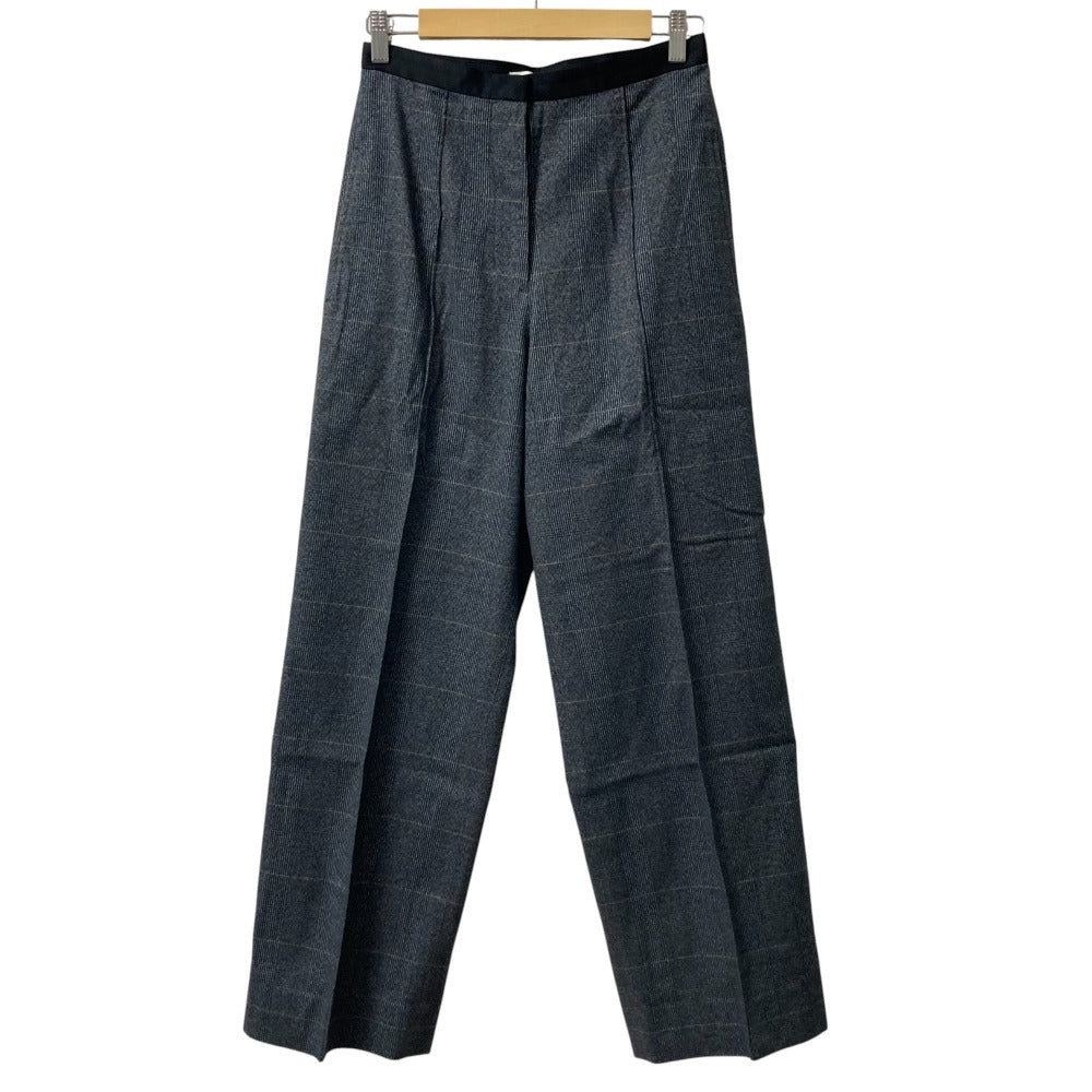 CINOH グレンチェックワイドパンツ