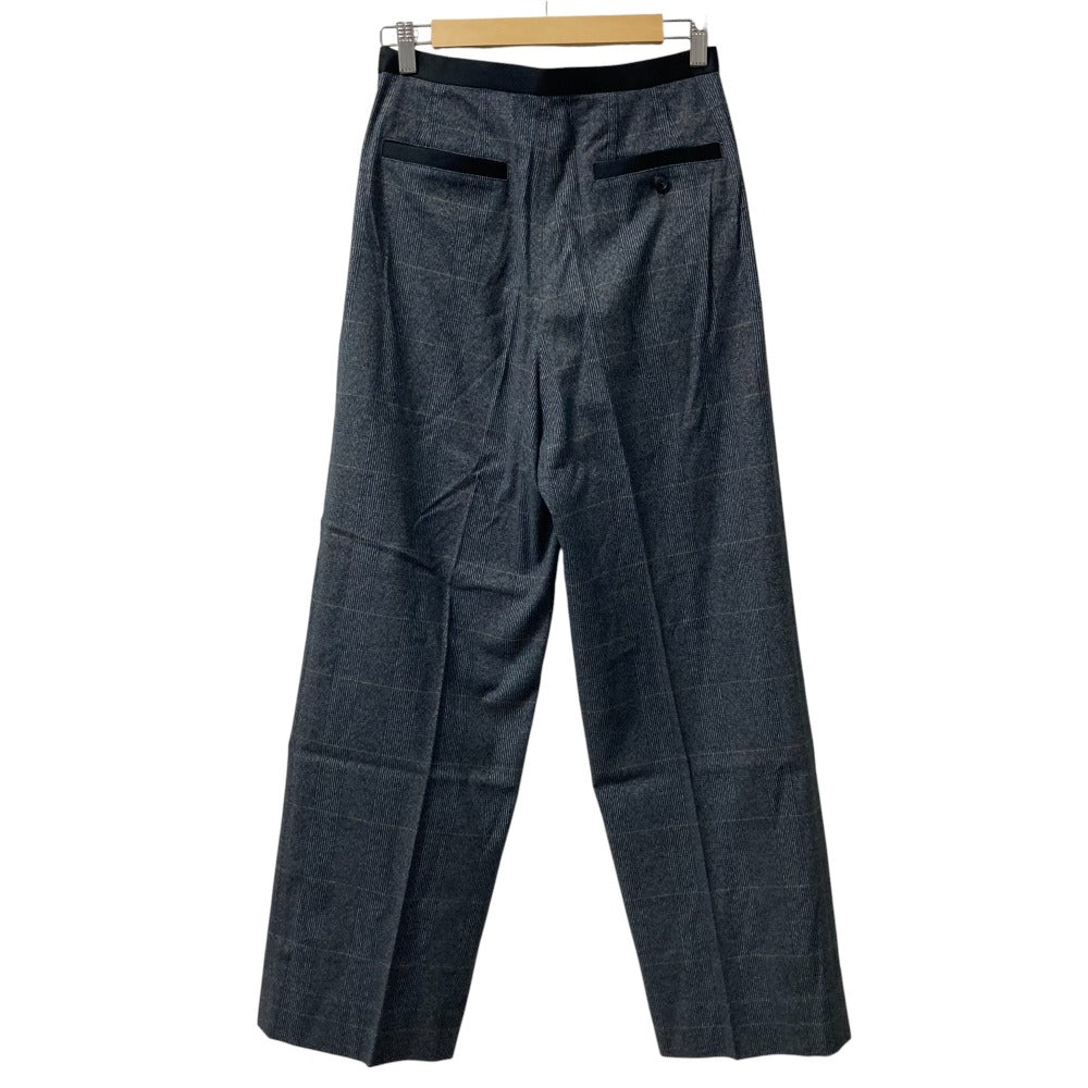 CINOH グレンチェックワイドパンツ