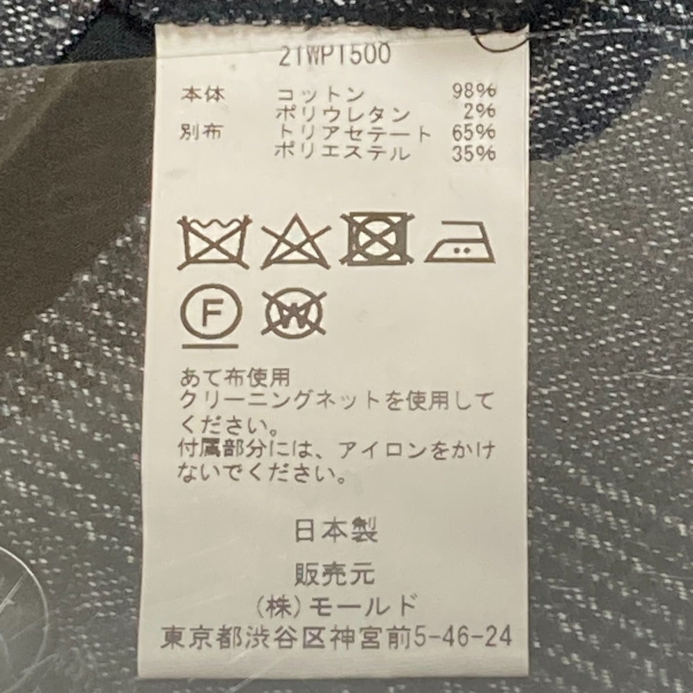 CINOH グレンチェックワイドパンツ