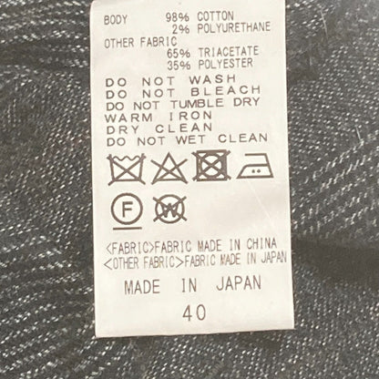 CINOH グレンチェックワイドパンツ