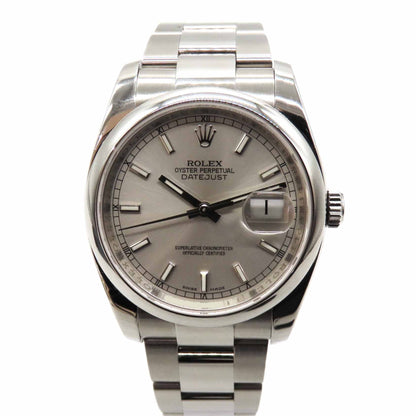 ロレックス デイトジャスト ステンレススチールウオッチ