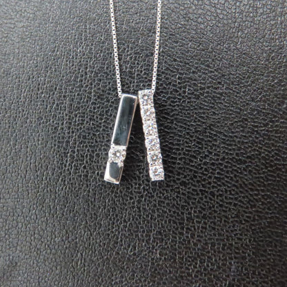 Tasaki K18WG ダイヤモンド ネックレス