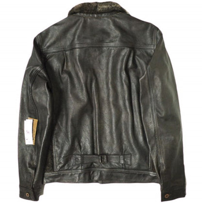 ダブルアールエル GRIZZLY JACKET シアリング カウハイド ジャケット