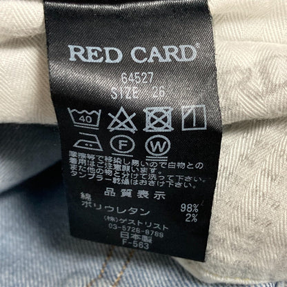 レッドカードデニムパンツ