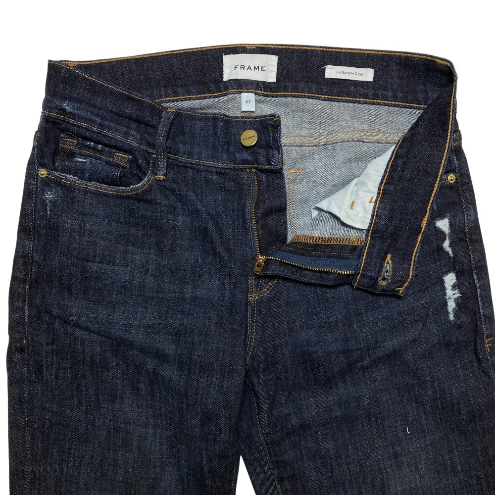 FRAME Le Garcon Cropデニムパンツ