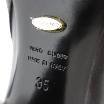 Sergio Rossi Leather Short Boots