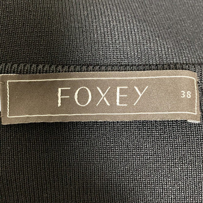 FOXEY ストレッチラウンドネックカーディガン