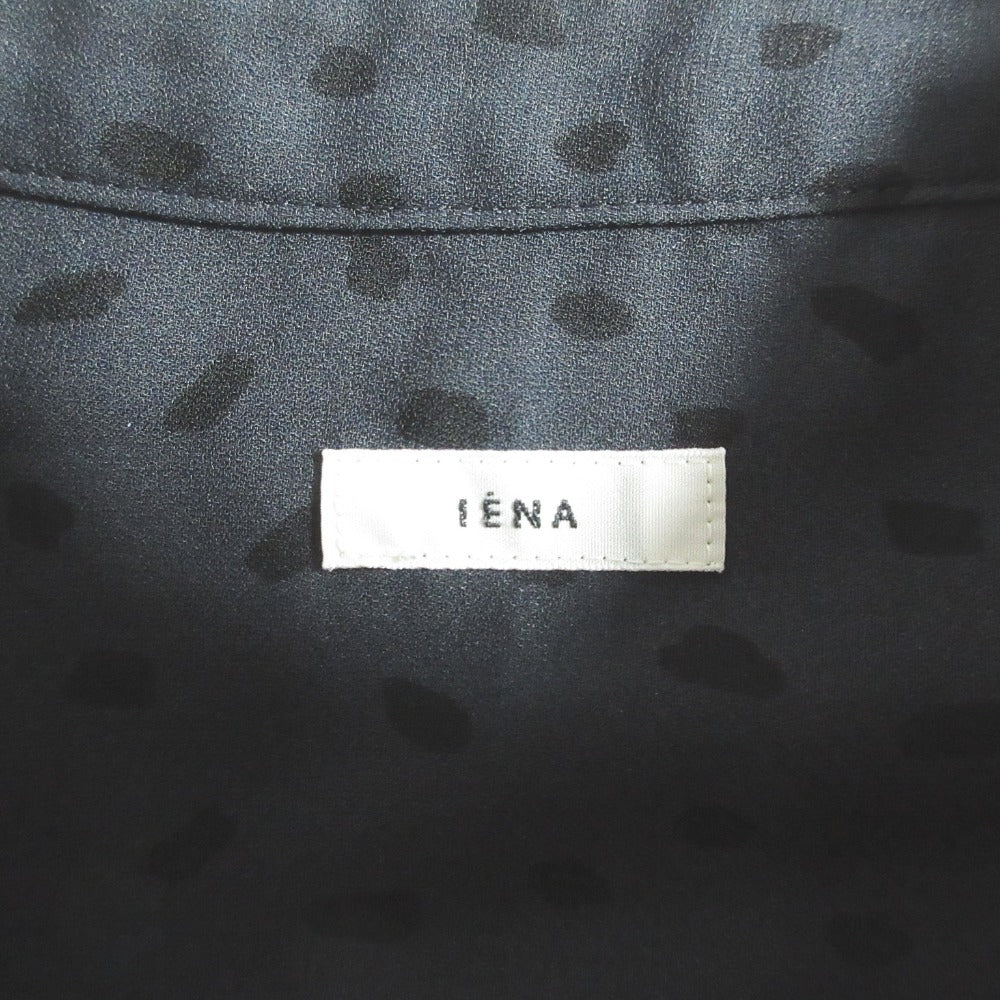 IENA変形ドットプリントシャツ