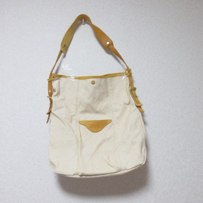 シーガルシップ キャンバス レザー ショルダーバッグ