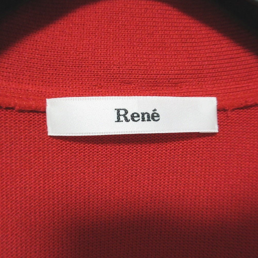 Rene パール ビジュー ニット ボレロ カーディガン