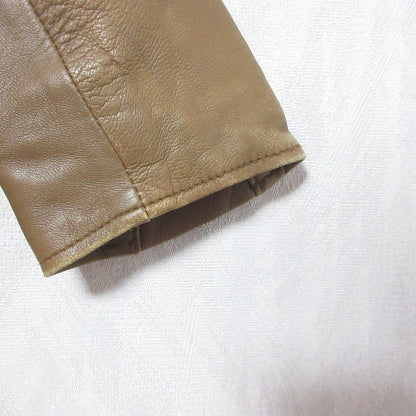 LE CIEL BLEU ラム レザー ライダース ジャケット