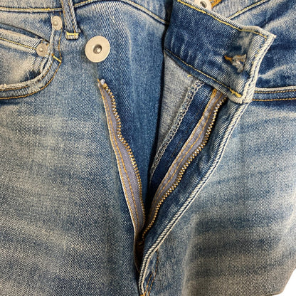 ココディール カットアウトストレートデニムパンツ