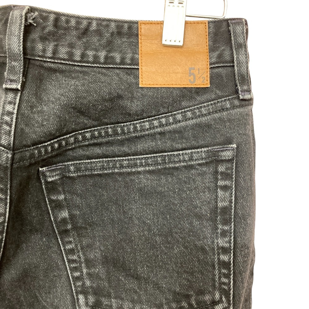 スピックアンドスパン BELL-LINE FRAY DENIM デニムパンツ