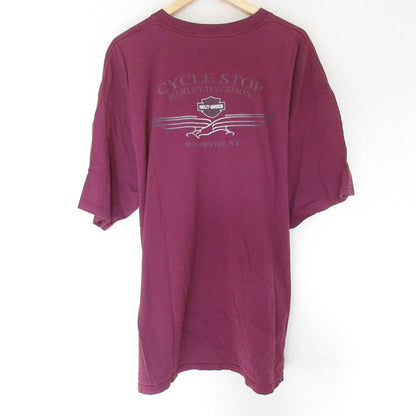 HARLEY DAVIDSON ロゴプリント コットンTシャツ