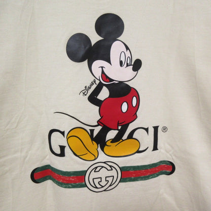 グッチ ディズニーコラボ ロゴプリント コットン Tシャツ
