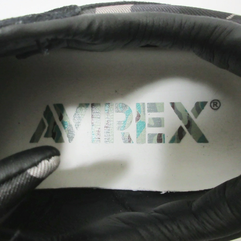AVIREX RIOT スエード ローカット スニーカー