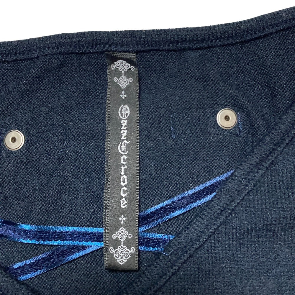 オッズクローチェ 龍刺繍ニットカットソー
