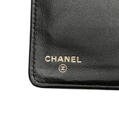 シャネル ボーイ シャネル キャビア ロング財布