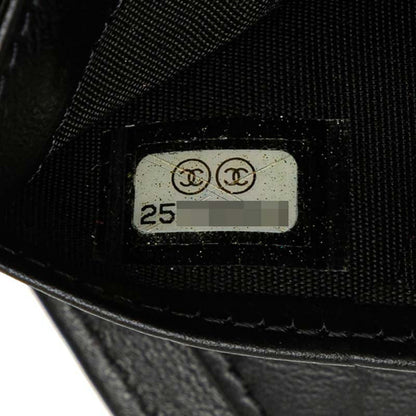 シャネル ボーイ シャネル キャビア ロング財布
