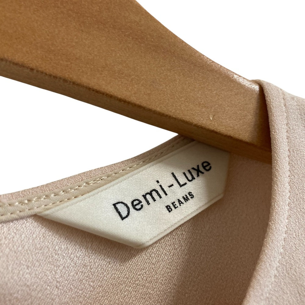 Demi-Luxe BEAMS ジョーゼットプルオーバーブラウス