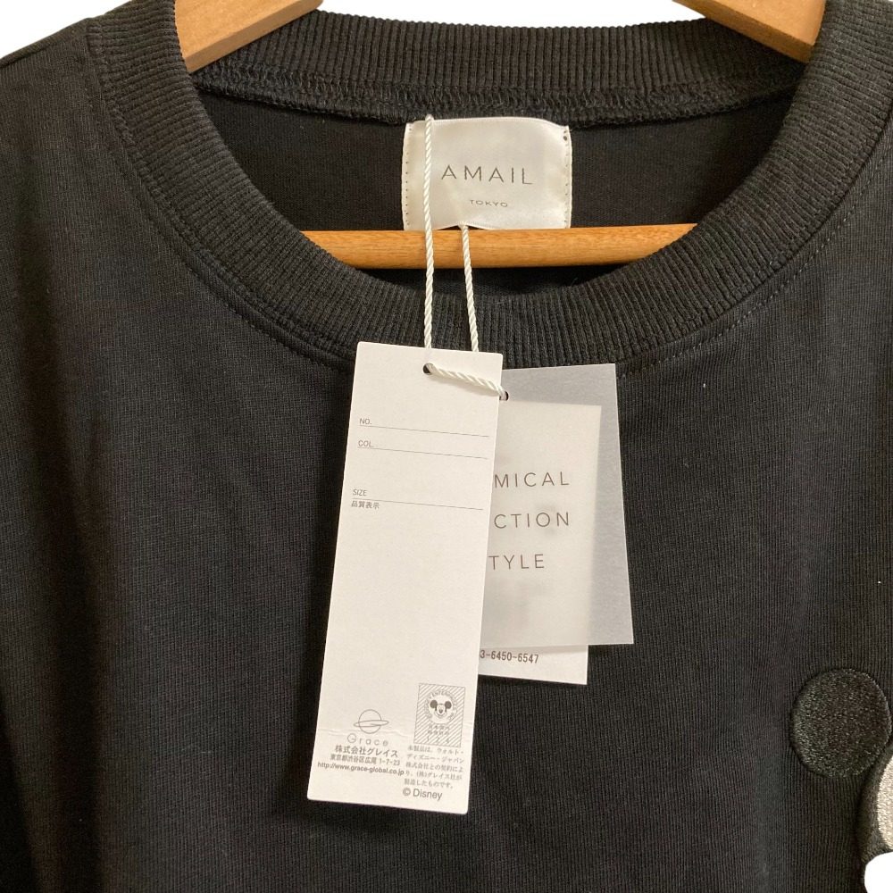アマイル ディズニーコラボ オーバーサイズカットソー