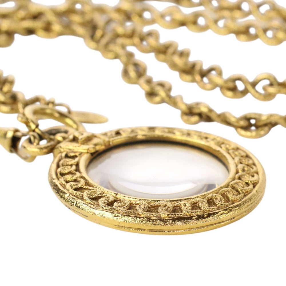 Chanel Coco Mark Loupe Necklace Pendant