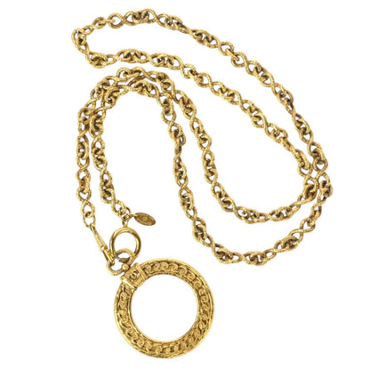 Chanel Coco Mark Loupe Necklace Pendant