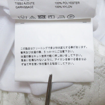 コムデギャルソン レースペプラム半袖トップス
