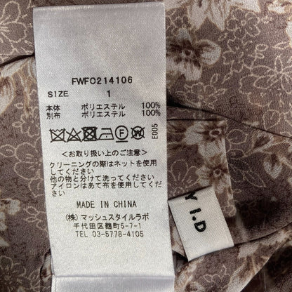FRAY I.D フラワープリントシアーワンピース