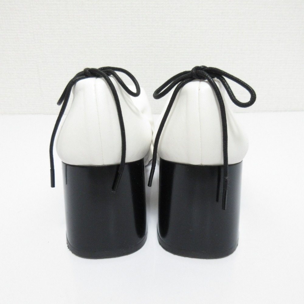 Patou レザー ドローストリング パンプス
