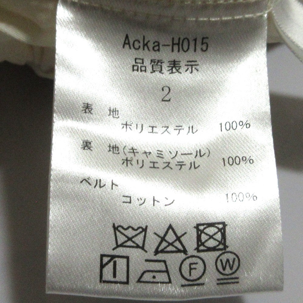 Acka サイド スリット プリーツ ドレス