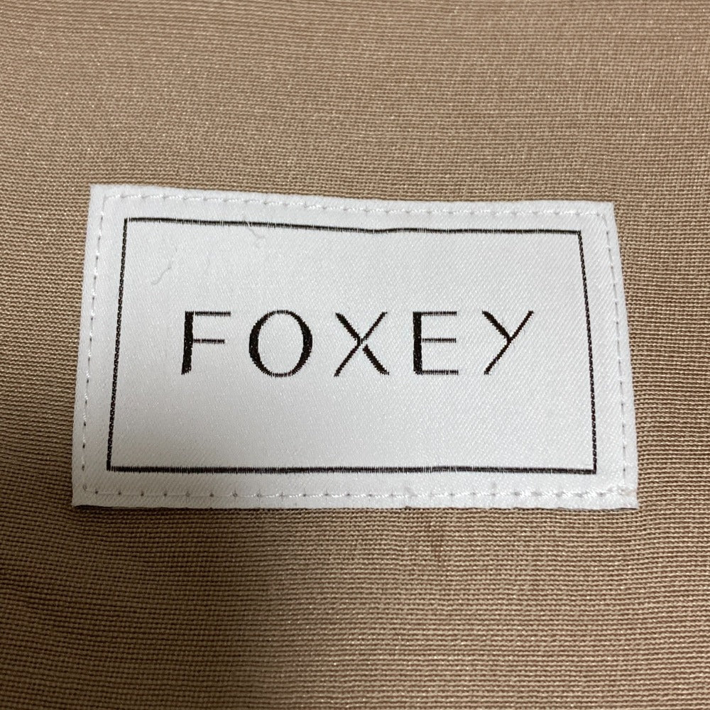 FOXEY ウールシルクノースリーブワンピース
