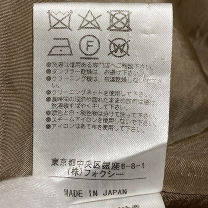 FOXEY ウールシルクノースリーブワンピース
