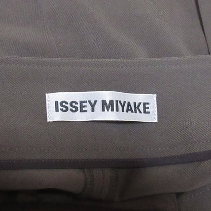 ISSEY MIYAKE センタープリーツ ワイドパンツ