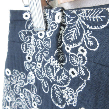 mina perhonen sometimes lucky コットン刺繍クロップドパンツ