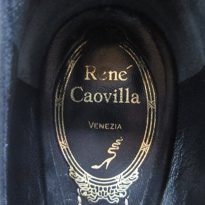 Rene Caovilla レース フェイク パール パンプス