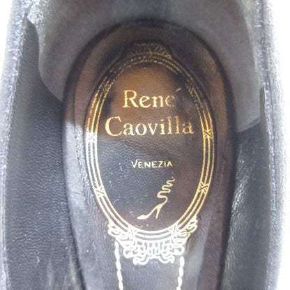 Rene Caovilla レース フェイク パール パンプス