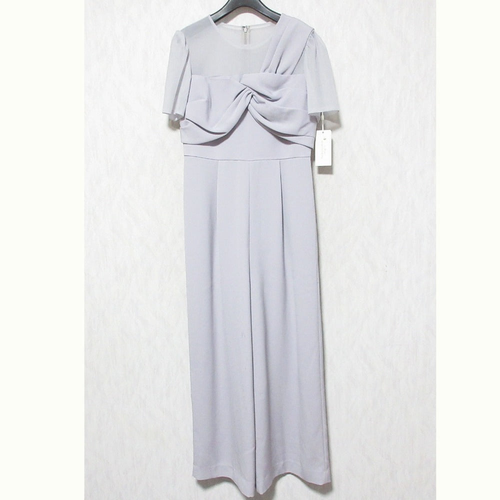 GRACE CONTINENTAL ドレープ リボン サロペット