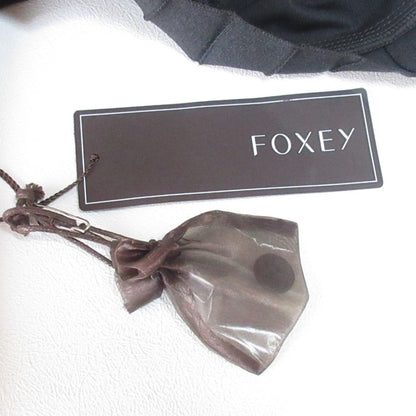 FOXEY プリーツ ニット カーディガン