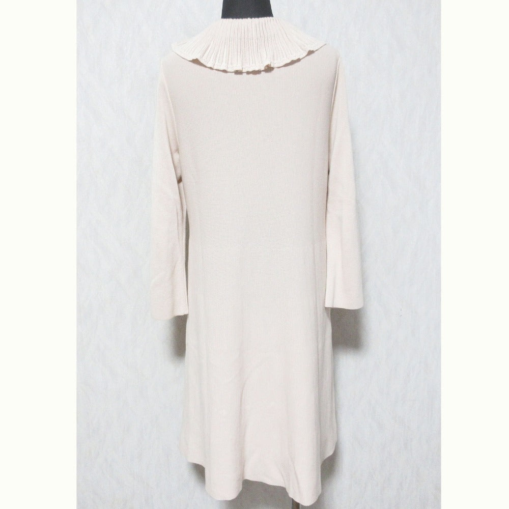 TO BE CHIC フリル カラー ニット カーディガン