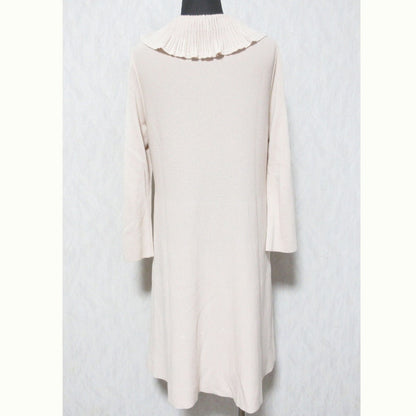 TO BE CHIC フリル カラー ニット カーディガン