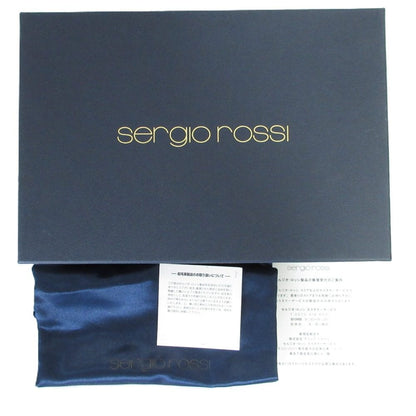 セルジオ ロッシ スエード プラットフォーム パンプス