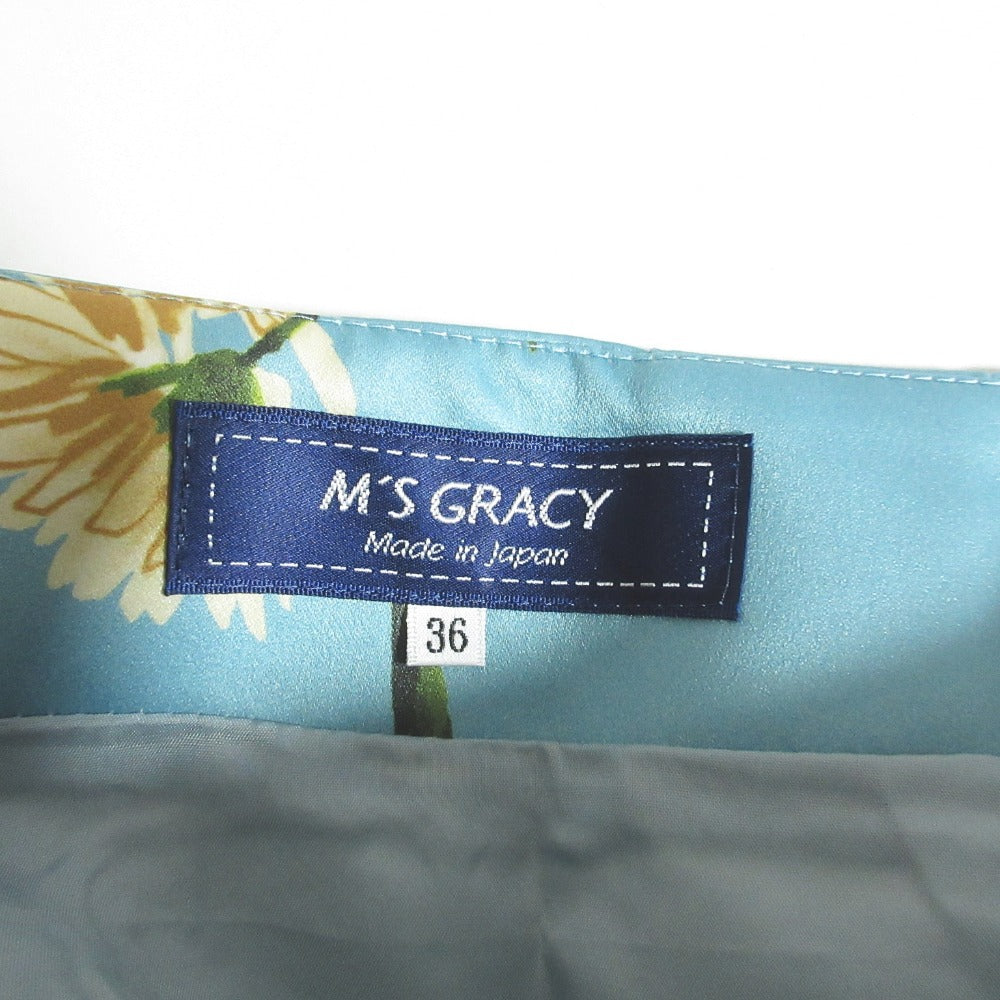 M'S GRACY フラワー プリント スカート
