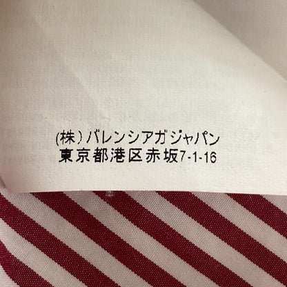 バレンシアガ ストライプ 長袖 シャツ