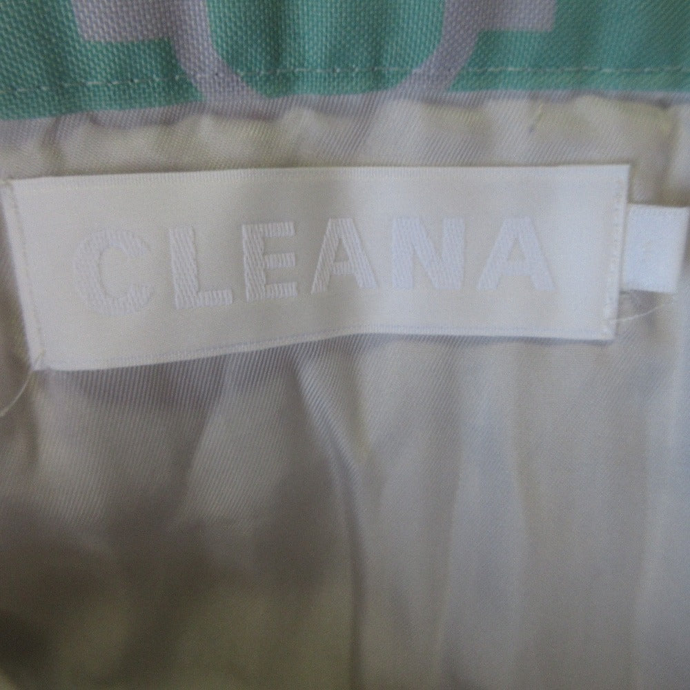 CLEANA オールオーバー プリーツ スカート
